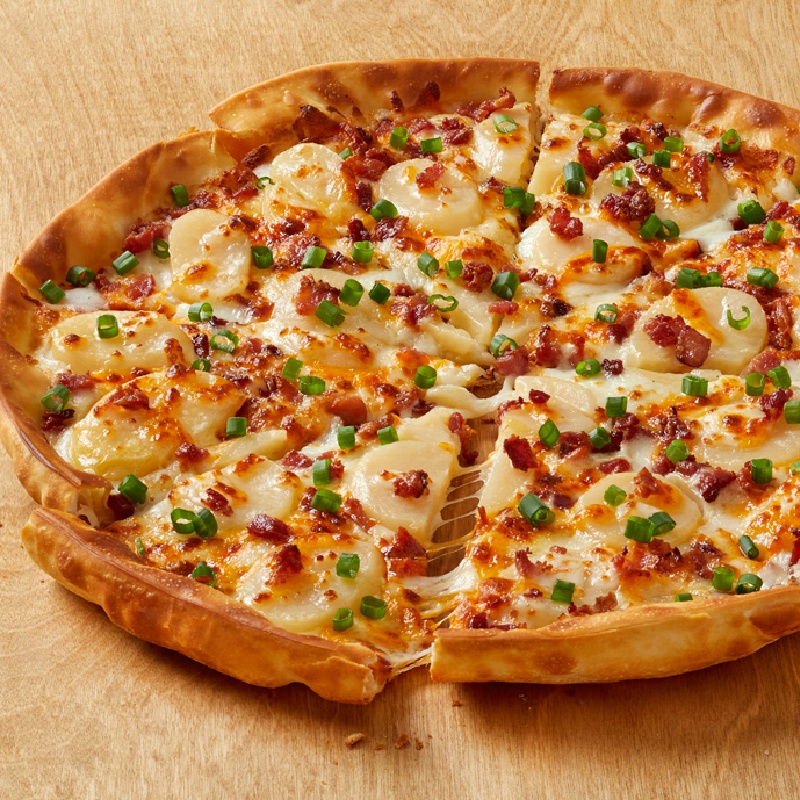 Order Loaded Baked Potato (180-390 Cal./slice) food online from Pizza Inn Buffet store, Big Spring on bringmethat.com